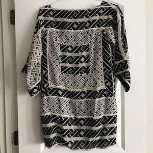 Diane von furstenberg shift mini dress size 4